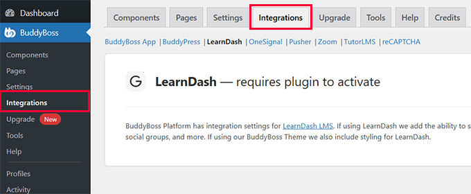 BuddyBoss Integration BuddyBoss Integration