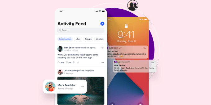 BuddyBoss mobile app BuddyBoss mobile app