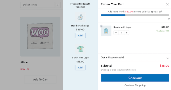 An example of a cross-sell promotion, created using FunnelKit Funnel Builder An example of a cross-sell promotion, created using FunnelKit Funnel Builder