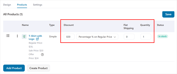 Configuring the product offer for the post-checkout offer in FunnelKit Configuring the product offer for the post-checkout offer in FunnelKit