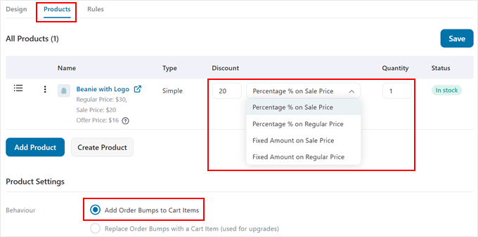 Configuring the product order bump offer in FunnelKit Configuring the product order bump offer in FunnelKit