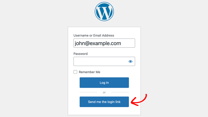 The Plugin Automatically Adds a Magic Link Button to the Login Screen The Plugin Automatically Adds a Magic Link Button to the Login Screen